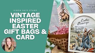 Limited Edition Easter Card Kit | 3 Easter Gift Bags + Vintage Bunny Card
