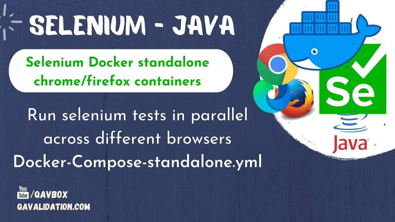 Run selenium4 tests parallel using standalone docker containers | docker compose yml file
