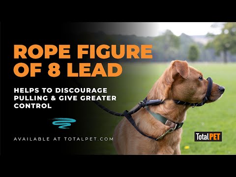 Total Pet Rope Figure of 8 Lead - Stop Your Dog Pulling & Lunging