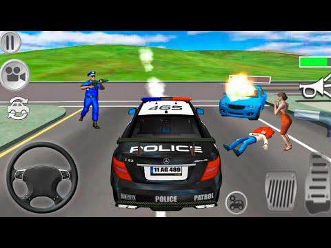 Police Car Mercedes S63 Pursuit Chase #8 new Android Gameplay