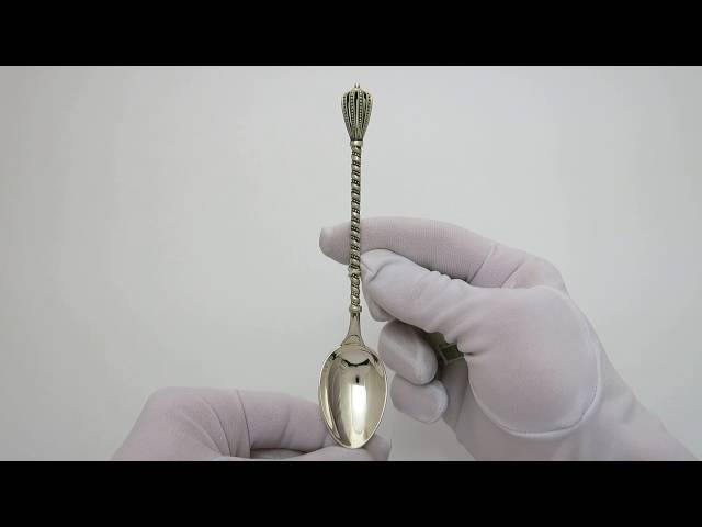 Серебряная ложка чайная 63лт Видеообзор