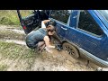 CAR STUCK Behind The Scenes The Muddy Road To The Party Dirty Pantyhose