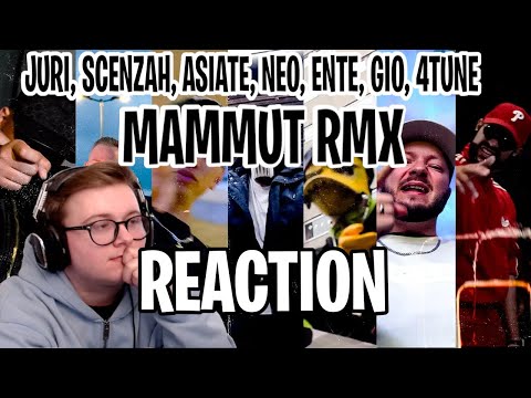 BESSER ALS VORHER ?!🤔 | JURI, SCENZAH, ASIATE, NEO, ENTETAINMENT, GIO, 4TUNE - MAMMUT RMX | REACTION