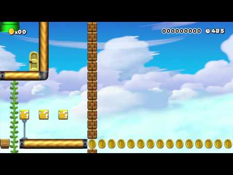 中間取ったらヨッシー捨てろ by さら - Super Mario Maker - No Commentary 1AF
