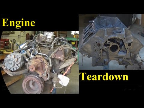 Tearing down a 351 Windsor engine