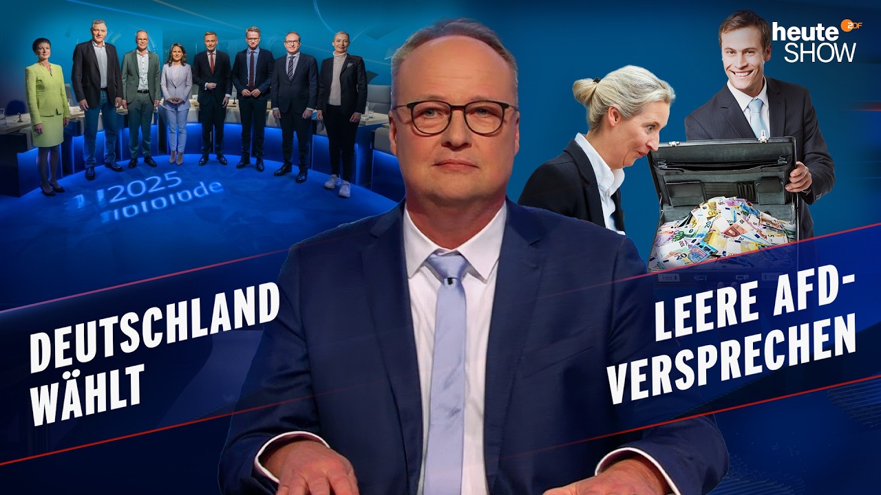 Wahlkampf-Finale | AfD macht Reiche reicher | Das Ende der Ukraine? | heute-show von 21.02.2025