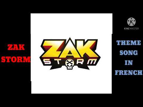 ZAK STORM Theme Song In French||THE WORLD OF TOONS.