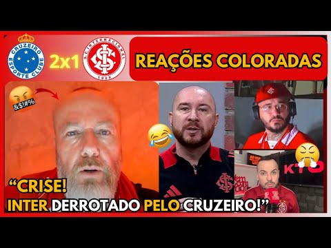 REAÇÕES DOS COLORADOS FURIOSOS COM A DERROTA – CRUZEIRO 2X1 INTERNACIONAL – BRASILEIRÃO 2025!