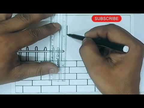 how to draw easy scenery drawing /indian village scenery drawing beautiful riverside village scenery