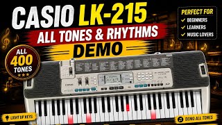Video thumbnail for casio lk 215|casio lk 215 all tones and rhythms by Rockstar Music Store