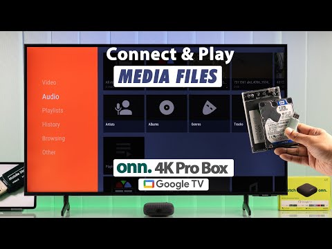 ONN 4K Pro Google TV Box: How to Use a Pendrive! [Connect & Setup]