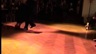 Video thumbnail for Mariano Chicho Frumboli and Eugenia Parilla dance milonga in Ljubljana