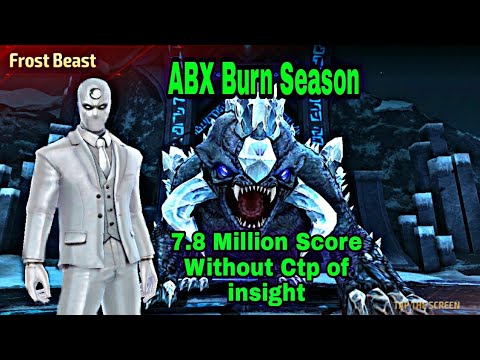 Abx Combat Super Hero Burn Season| Moon Knight 7.8M Score Without Insight - Marvel Future Fight