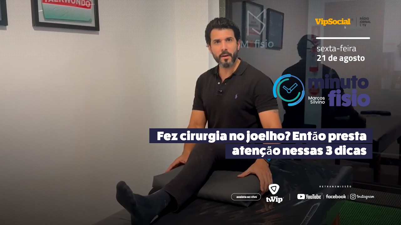 MINUTO FISIO | Fez cirurgia no joelho? Então presta atenção nessas 3 dicas!