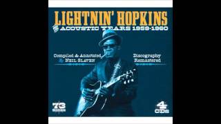 Lightnin&#39; Hopkins, Long gone like a turkey through the corn