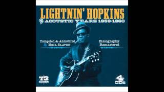 Lightnin' Hopkins, Long gone like a turkey through the corn