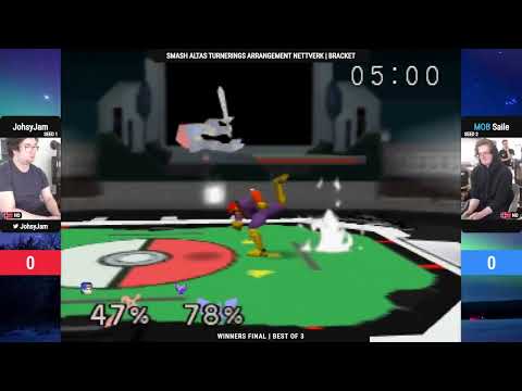 SATAN #4 - JohsyJam (Marth) vs Saile (Pika, C. falcon) - Smash Remix Winners FInals