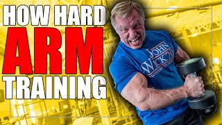 How Hard Should You Train Arms (Natural & Enhanced)