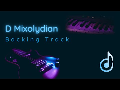 D Mixolydian - Backing track for guitar