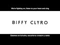 Biffy Clyro - Victory over the sun [ Lyrics - Sub. ]