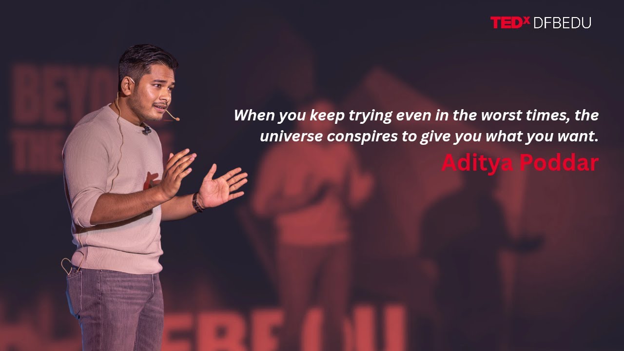 The Years That No One Talks About  | Aditya Poddar | TEDxDFBEDU