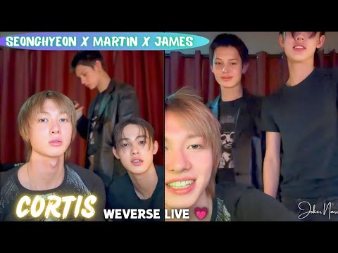 ✨(ALL SUB) CORTIS SEONGHYEON, MARTIN & JAMES WEVERSE LIVE 😘😍💖(02.06.26)#weverselive #weverse #cortis