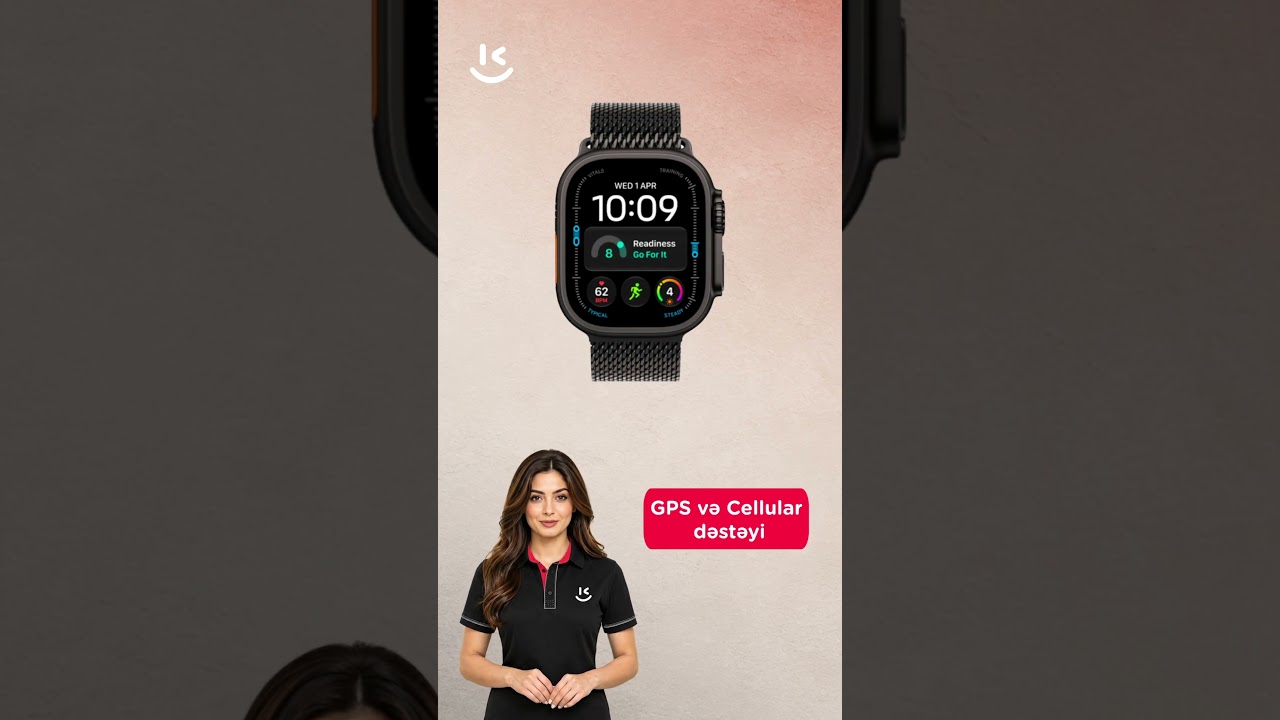 Smart saat Apple Watch Ultra 4 Cellular 49mm S/M MJC34QI/A Black Titanium