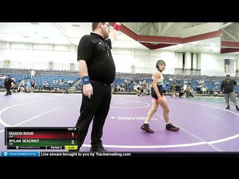 106 Lbs Semifinal - Mason Rohr, OH Vs Rylan Seacrist, OH Ef86