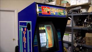 Bally Midway's forgotten "Tri-Sports" Dedicated 1989 Arcade Game Cabinet