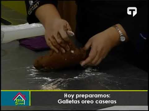 Hoy preparamos galletas oreo caseras
