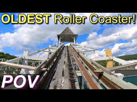Leap the Dips at Lakemont Park Front Row POV - The Oldest Roller Coaster in the WORLD!