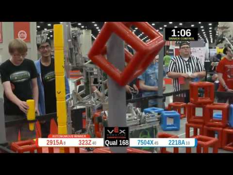 2015 VRC Sci Q168 - 2915A 323Z vs 7504X 2218A - 78 to 44 - VEX Worlds 2015 - Science Division
