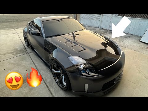 2 NEW SEIBON TS CARBON FIBER HOOD FOR THE Z + NISMO | 350Z HR INSTALL!