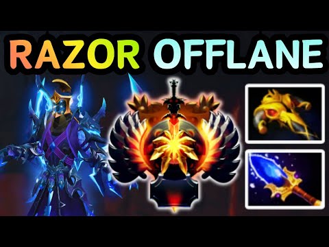 🔥 OFFLANE RAZOR DRAIN DAMAGE, EASY WIN | DOTA 2 GAMEPLAY 🔥