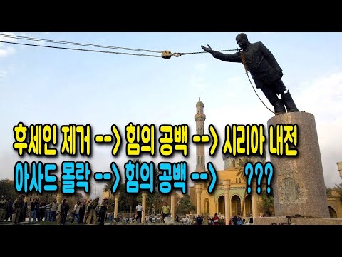 시리아 내전 종식, 이라크 후세인 제거와 우크라 전쟁의 나비효과