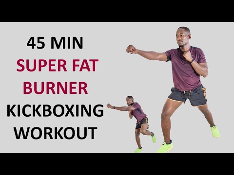 30 Minute BELLY POOCH BURNER Kickboxing Workout at Home 300 Calories