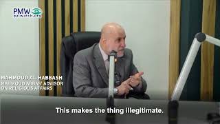 Al-Habbash on TV discussing Oct. 7