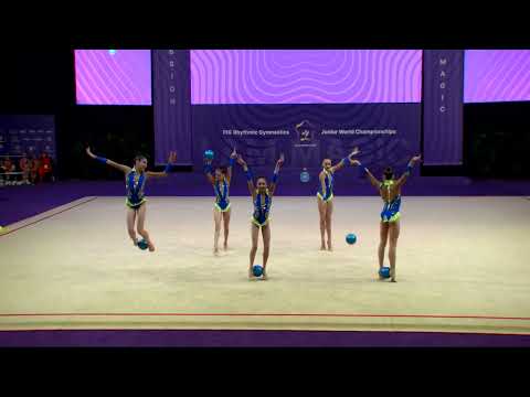 Ukraine (UKR) - 2023 Rhythmic Junior Worlds Qualifications 5BA Group