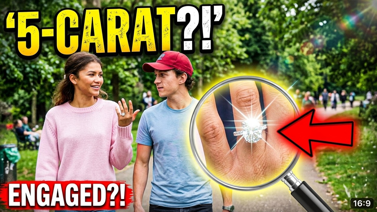 Zendaya Displays Custom Diamond Ring on Rare Outing with Tom Holland - أخبار وتحليلات المشاهير