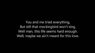&quot;Mockingbird&quot;- Rob Thomas w/ lyrics