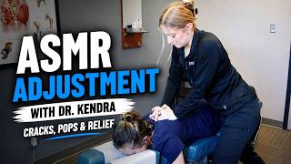 ASMR Chiropractic Adjustment with Dr. Kendra | Satisfying Back Cracks
