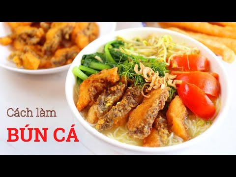 Cách nấu BÚN CÁ ngon chuẩn vị | Bố Bi Vào bếp ngày cuối tuần