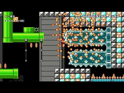 SMB4R W6: Bowser Base-2 by Riley W - SUPER MARIO MAKER - NO COMMENTARY 1bc 1bc