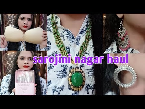 Sarojini nagar haul | sarojini nagar jewelry & accessories haul 2019 #sakshi