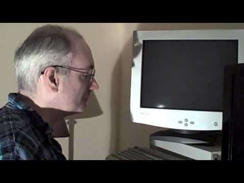 Booting up my old computer