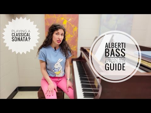 Accompaniment: ALBERTI BASS Style. How to make it sound VIBRANT, EFFORTLESS and NOT BORING?