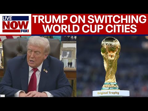 Video | Trump discusses moving World Cup &amp; Olympic games from certain cities