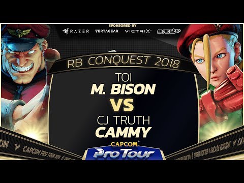 Toi (M. Bison) vs CJ Truth (Cammy) - Red Bull Conquest Top 8 - CPT 2018