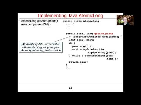 Implementing Java Atomiclong Atomicboolean
