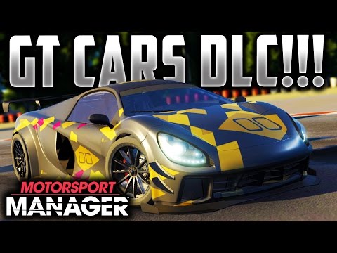 NEW DLC! GT SERIES RACING DLC! | Motorsport Manager PC